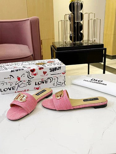 Dolce & Gabbana DG Logo slide sandals