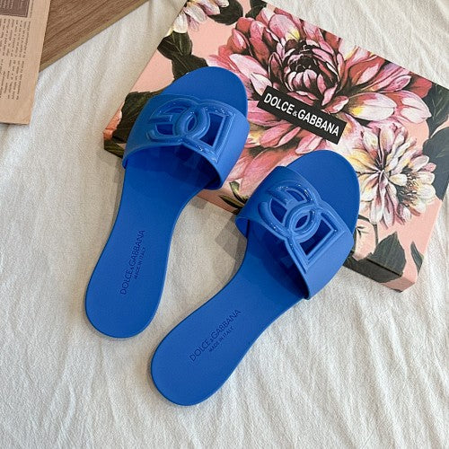 Dolce & Gabbana DG Logo Slide Sandals