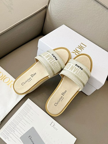 Dior Dway Platform Slide Sandals