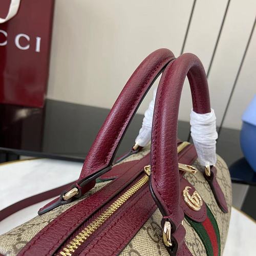 Gucci Ophidia GG Supreme Medium Boston / Top Handle Bag