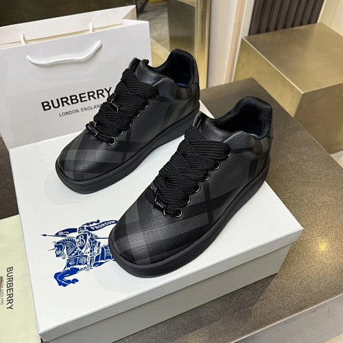 Burberry Check Low-Top Platform Sneakers
