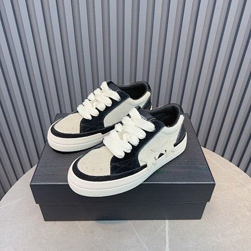 Amiri Skel Top Low Sneakers – Black & White