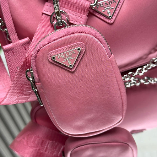 Prada Pink Re-Edition 2005 Re-Nylon Shoulder Bag