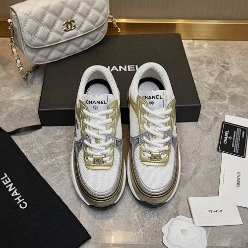Chanel CC Logo Retro Runner Sneakers