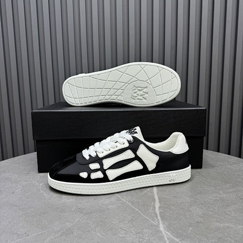 Louis Vuitton black-and-white LV Monogram low-top sneakers