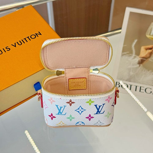 Louis Vuitton Nice Nano White Monogram Multicolor Canvas