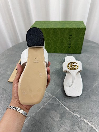 Gucci GG Marmont thong sandals