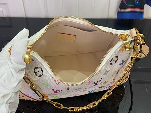 Louis Vuitton Boulogne Monogram Multicolor White