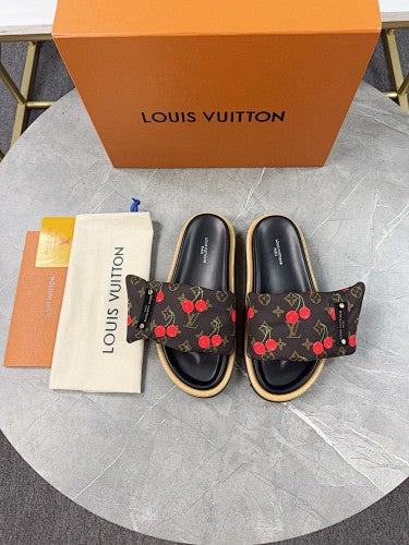 Louis Vuitton Monogram Cherry Slide Sandals