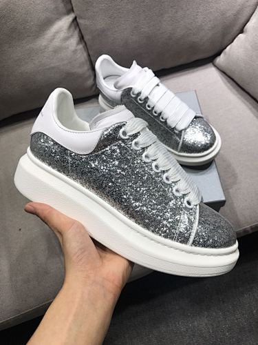 Alexander McQueen Oversized Glitter Sneakers