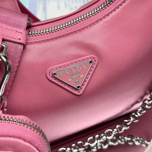 Prada Pink Re-Edition 2005 Re-Nylon Shoulder Bag