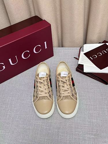 Gucci GG Supreme Web Low-Top Sneakers