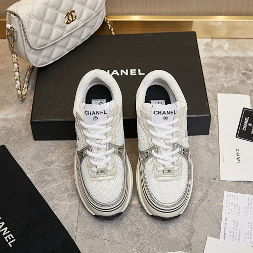 Chanel CC Logo Retro Runner Sneakers