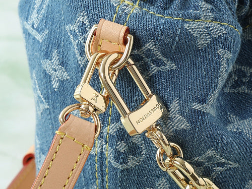 Louis Vuitton Monogram Denim Noé-style Bucket Bag
