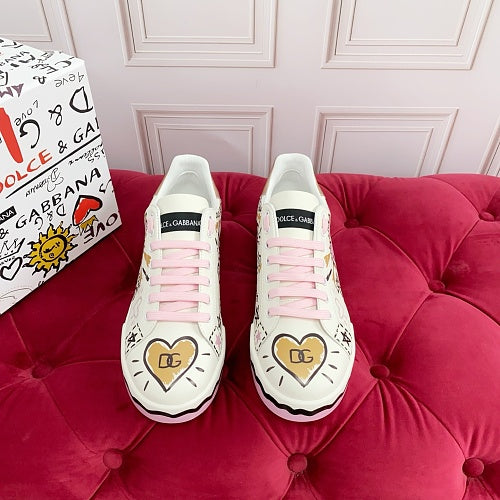 Dolce & Gabbana Portofino Light Graffiti Sneakers