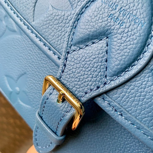 Louis Vuitton Diane Monogram Empreinte Leather in the Blue Jean