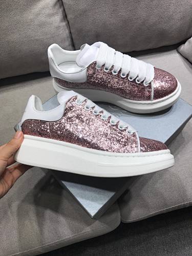 Alexander McQueen Oversized Glitter Sneakers