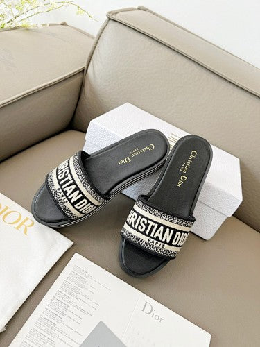 Dior Dway Platform Slide Sandals