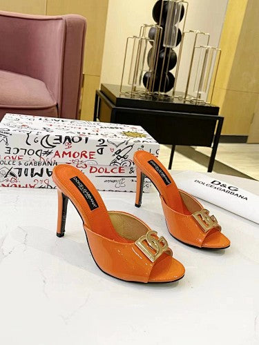 Dolce & Gabbana DG Logo heeled mule sandals