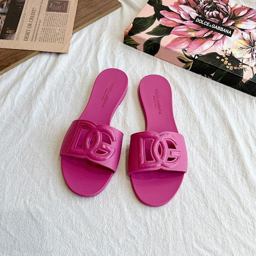 Dolce & Gabbana DG Logo Slide Sandals