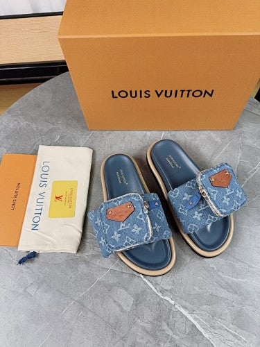 Louis Vuitton Monogram Slide Sandals