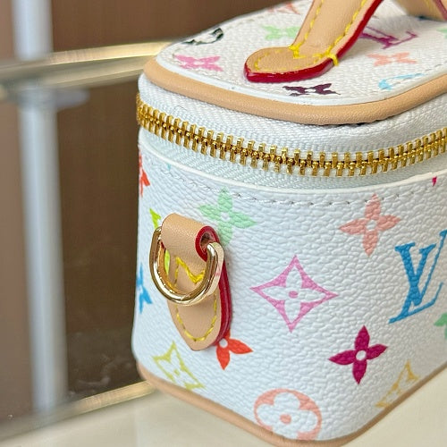 Louis Vuitton Nice Nano White Monogram Multicolor Canvas