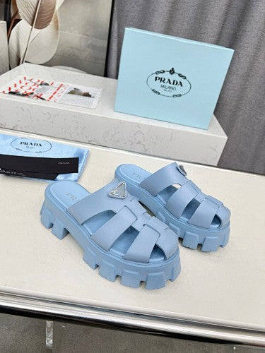 Prada Monolith Fisherman Platform Sandals