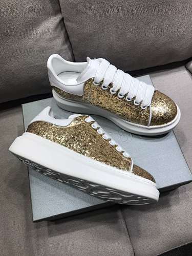 Alexander McQueen Oversized Glitter Sneakers