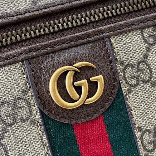 Gucci Ophidia GG Supreme Vanity Cosmetic Case / Top Handle Case
