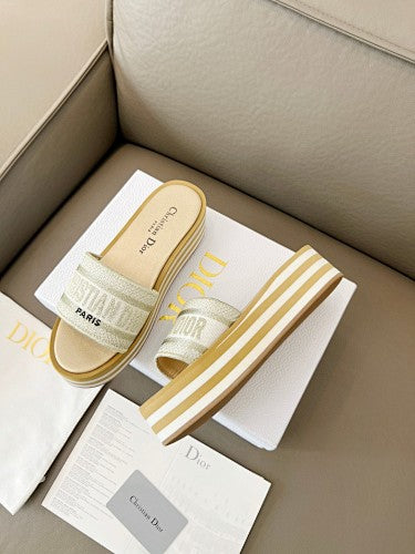 Dior Dway Platform Slide Sandals