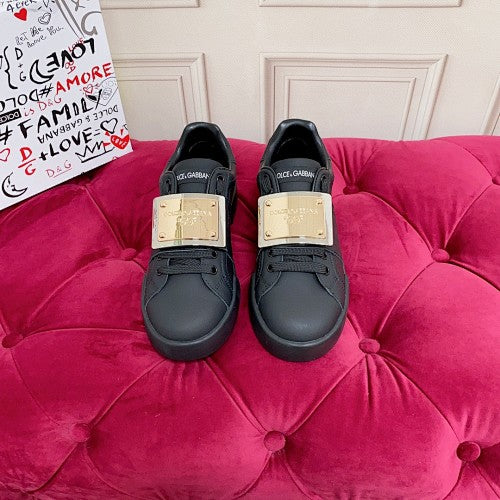 Dolce & Gabbana Portofino / Daymaster-style Logo Plaque Sneakers