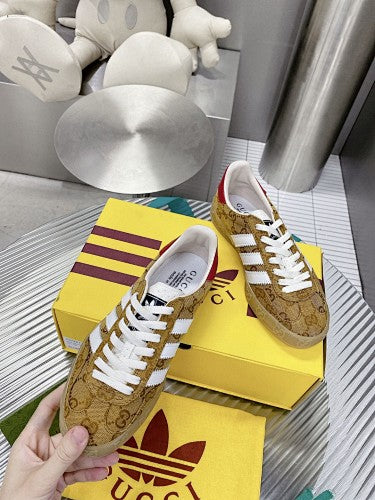 Gucci x adidas Gazelle–style sneakers