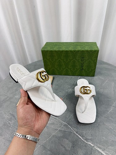 Gucci GG Marmont thong sandals