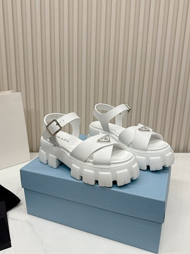 Prada Monolith platform sandals