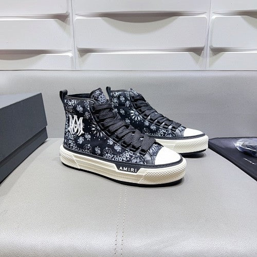 AMIRI MA Logo Bandana High-Top Sneakers