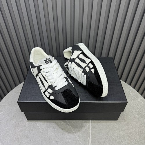 Louis Vuitton black-and-white LV Monogram low-top sneakers