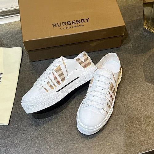 Burberry Vintage Check Low-Top Platform Sneakers