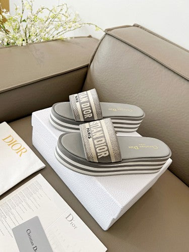 Dior Dway Platform Slide Sandals