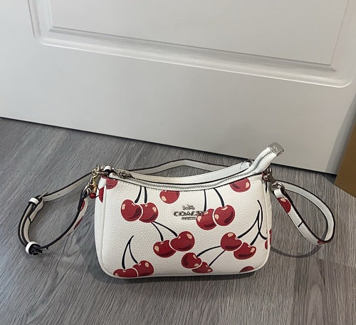 Coach Teri Shoulder Bag with Cherry Print