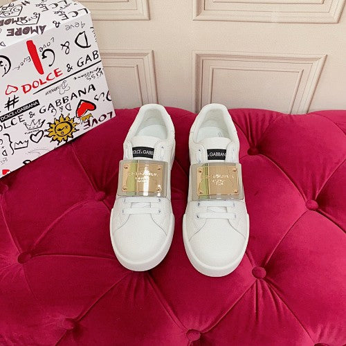 Dolce & Gabbana Portofino / Daymaster-style Logo Plaque Sneakers