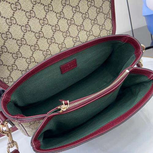 Gucci Ophidia GG Supreme Top-Handle Shoulder Bag