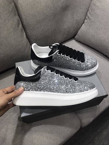 Alexander McQueen Oversized Glitter Sneakers