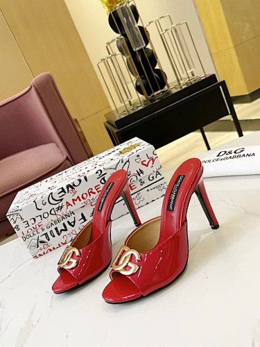 Dolce & Gabbana DG Logo heeled mule sandal