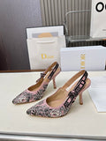 Dior J’Adior Embroidered Slingback Pumps