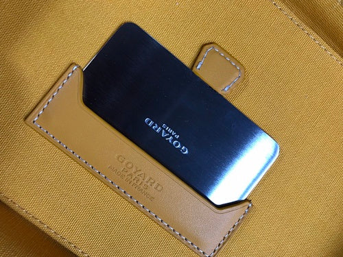 Goyard Yellow Goyardine Train