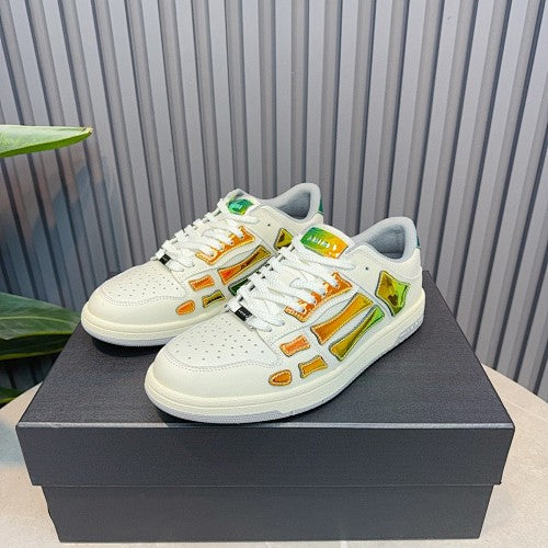 AMIRI Skel Top Low Metallic Skeleton Sneakers