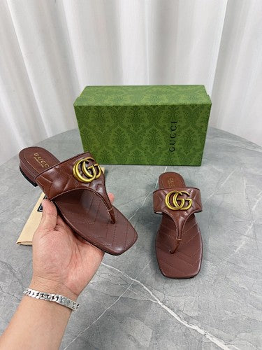Gucci GG Marmont thong sandals