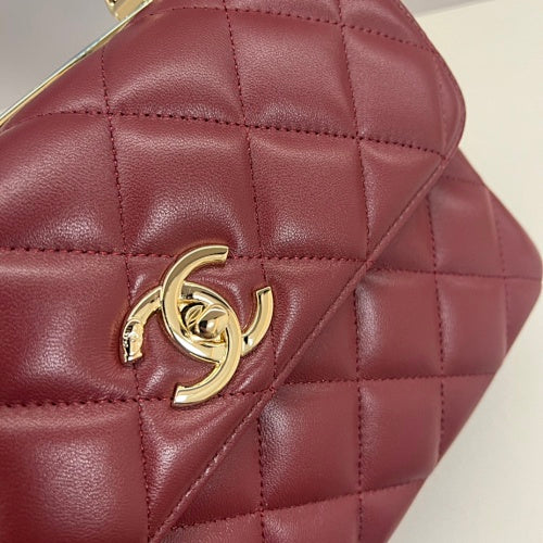 Chanel Burgundy Quilted Flap Bag
