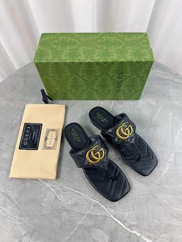 Gucci GG Marmont thong sandals