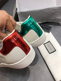 Gucci Ace Kingsnake Embroidered Web Sneakers